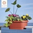 thumbnail image 5 of Bloem Classic Oval Deck Rail Planter, Terra Cotta Color 24" (Pack of 7), 5 of 6