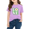 thumbnail image 4 of Xdegoge Kids Girls Daisy Love T-Shirt, Playful Flower-Inspired Graphic Tee for Toddlers and Teens, Lightweight Cotton for Comfort 3-10Y, 4 of 9