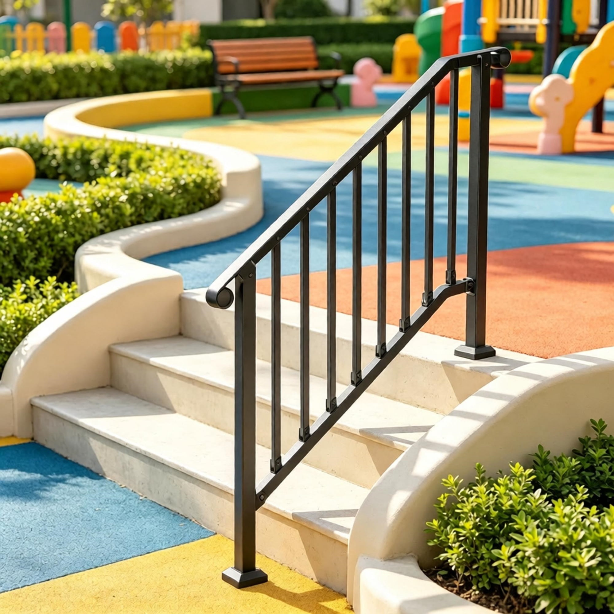 3-4 Step Stair Handrail Kit