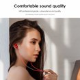 thumbnail image 4 of Matsuzay Auricular con cable Interfaz de 3,5 mm Altavoz dual dinámico Tapón de oreja de silicona Juego ergonómico Auriculares intrauditivos con Cables de audio/vídeo Rojo, 4 of 8