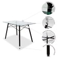 thumbnail image 4 of Set de comedor Cristal Oslo Nogal y 4 sillas Eames Blanco base Nogal Mundo In Minimalista, 4 of 6