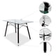 thumbnail image 4 of Set de comedor Cristal Oslo Nogal y 4 sillas Eames Blanco base Nogal MUNDO IN Minimalista, 4 of 6