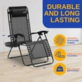 thumbnail image 3 of SereneLife Padded Zero Gravity Lounge Chair, 3 of 5