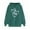Green, variant on Jsaierl Women's Hoodies Cute Heart Graphic Hooded Sweatshirts Lightweight Sweaters Comfort Long Sleeve Top Hoodie