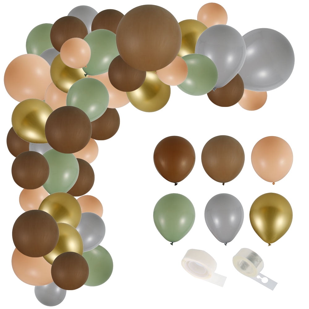 20 Pearl Ivory Just Married Flowers Helium/Air 11" Wedding Balloons Decorations 