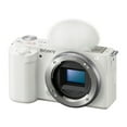 thumbnail image 2 of Sony ZV-E10 Mirrorless Camera (Body Only, White) + 2 Pack SanDisk 64GB Memory Card + Case + Flash + SV Premium Accessory Bundle (International Version), 2 of 5