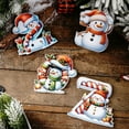 thumbnail image 3 of DAMAI 2025 New 26 Snowman Acrylic Alphabet Ornaments for Christmas Tree Red Initial Letter Hanging Pendant with Red Hat Mini Monogram Hanging Decorations for Christmas Tree Party Gifts DIY Decor, 3 of 5