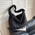 thumbnail image 3 of Mujer Puffer Sling Bag Casual Puffy Tote Bag Solid Messenger Bag Bolsa de viaje de trabajo, 3 of 9