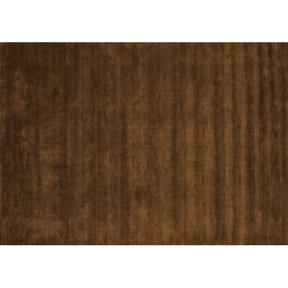 Ahgly Company Indoor Rectangle Abstract Orange Contemporary Area Rugs, 7' x 9'