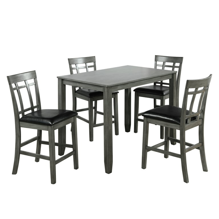 Kitchen Furniture 5 Piece Dining Table , Vintage Rectangular