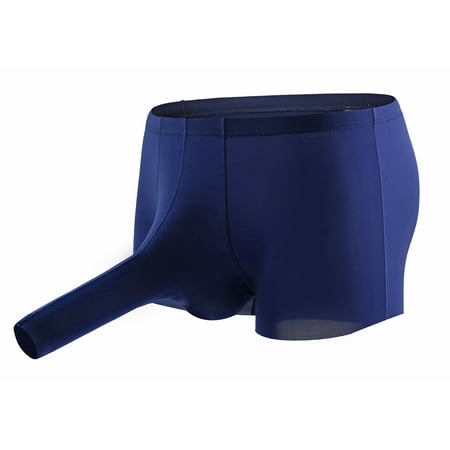 Fankiway Fashionable Men'S Boxer Pants U-Shaped Ice Silk Traceless ...