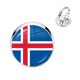 thumbnail image 4 of Palestine Thailand Cyprus Egypt Colombia Tunisia Austria Iceland Cambodia National Flag Adjustable Glass Cabochon Rings For Gift, 4 of 5