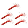 thumbnail image 3 of Señuelos de Pesca Faldas de Calamar Zulema 5 Piezas Rojo, 3 of 8
