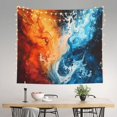 thumbnail image 2 of Yiaed Red And Blue Waves Print Tapestry for Bedroom,Tapestry Wall Tapestries, Tapestry Aesthetic for Living Room Dorm Room 51" X 60", 2 of 6