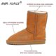 thumbnail image 3 of Botas de nieve clásicas de piel de vaca auténtica, impermeables, de lana y cuero, para mujer, tallas 3 a 13, 3 of 5