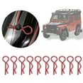 thumbnail image 3 of Peahefy RC Shell R Clips,10Pcs 8.3MM RC Car Shell Clip R‑Shape Metal Body Clips Pins for 1/5 1/6 1/8 1/10 RC Car,RC Shell Clips Pins, 3 of 8