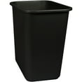 thumbnail image 3 of Storex Medium Waste Basket, 15 x 10.5 x 15 Inches, Black, Case of 6 (STX00710U06C), 3 of 5