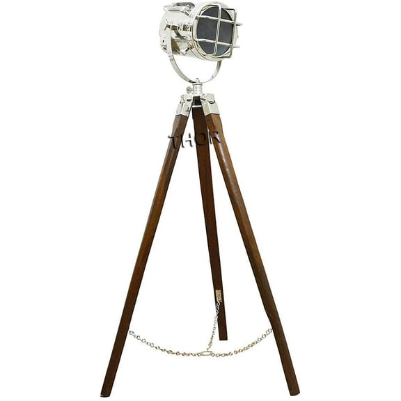 Hollywood Studio Vintage Design Industrial Spot Light Tripod Floor Lamp Home Decor