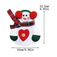 thumbnail image 3 of Fiudx Decoración Navideña para Vajilla, Diseño de Muñeco de Nieve de Tela No Tejida, Portacubiertos Festivo, Ideal para Restaurantes y Hoteles, Decoración para Fiestas, Tamaño 12,5 X 10 Cm, Juego de, 3 of 3