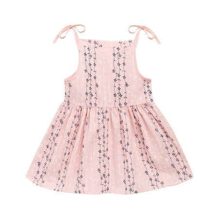 

Up to 30% off! Kukoosong Girls Dresses Toddler Kids Baby Girl Clothes Summer Seaside Beach Dress Sling Skirt Floral Skirt Multicolor 130