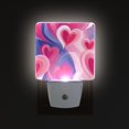thumbnail image 3 of Hearts in Valentine Night Light LED Dusk to Dawn Auto Sensor Night Lamp Plug-in Nightlight for Bedroom Hallway Kitchen 2 PCs, 3 of 7