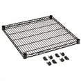 thumbnail image 2 of Nexel Black Epoxy Wire Shelf w/Clips, 30"W x 18"D, 2 of 3