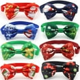 thumbnail image 1 of Accesorios Navideños Para Perros Y Mascotas, Collar Ajustable Para Mascotas, Pajarita Navideña, Corbata Para La Mayoría De Las Mascotas 50 Uds. Noticed HA038009-00, 1 of 6