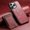 Red, variant on ELEHOLD Case for iPhone 12 Pro / 12 6.1",2 in 1 Detachable Magnetic Leather Wallet Case with Card Holder Kickstand,Black