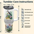 thumbnail image 6 of Sandpiper Bird Lover Tumbler 40oz – Personalized Stainless Travel Coffee Mug with Handle and Straw – Cute Animal Gift for Women Girls Birthday Christmas, 6 of 6