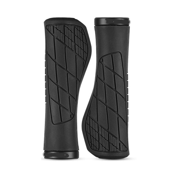 Naiovety 1 par de empuñaduras para manillar de bicicletas, transpirables, ergonómicas, a prueba de golpes, impermeables, a prueba de polvo, para Ciclismo Negro Naiovety OD027635-01