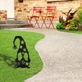 thumbnail image 4 of Fiudx Gnomo de Árbol de Acero, Metal Galvanizado de Hierro Duradero, Diseño Elegante y Detallado, Decoración para Jardín y Exterior, Símbolo de Protección Del Hogar, Fácil Instalación, Acero Calibre, 4 of 7