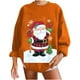 thumbnail image 2 of ICHUANYI Clearance Women's Christmas Casual Long Sleeve Round Neck Printed Ladies Sweatshirt Tops ICHUANYI "ICHUANYI", 2 of 6