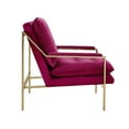 thumbnail image 3 of Picket House Furnishings Tribeca Accent Chair in Cranberry, 3 of 8