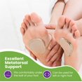 thumbnail image 3 of Cojines de gel para bola de pie Mars Wellness, 4 pares, 3 of 6