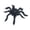A, variant on NovaStitch Halloween Spider Giant Fake Spider 11.8in Hairy Black Spider Prop for Outdoor Halloween Decorations Indoor Party Wall Decor Realistic Creepy Spider for Home