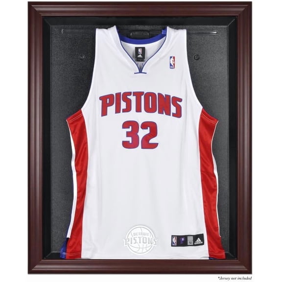 Detroit Pistons (2005-2017) Mahogany Framed Team Logo Jersey Display Case