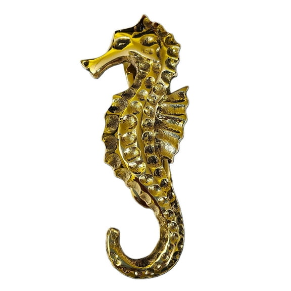 Brass Seahorse Door Knocker 6 inches Decorative Handicraft Beach Indiaart12