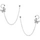 thumbnail image 1 of Pendientes de Plata de Ley 925 Yashi con Forma de Mariposa, 1 of 5