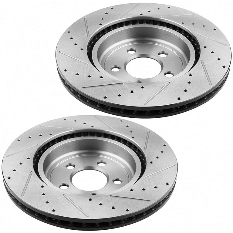 Pair Of Front Brake Rotors For Dodge Charger, Challenger, Chrysler 300 & More
