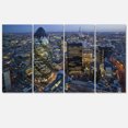 thumbnail image 2 of London Skyline at Sunset - Cityscape Canvas Print, 2 of 3