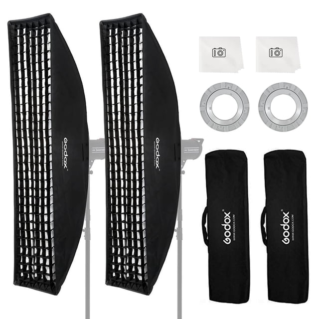 Strip Softbox Godox FW35 x 160 cm 14 x 63 cm con rejilla en forma de panal