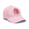 thumbnail image 2 of Effete Feline Claw Marks Scratch Ball Cap Hat w/ Leather Patch (Round), 2 of 7