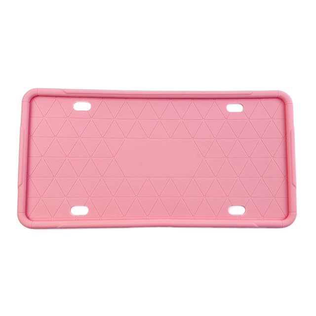 Silicone License Plate Frame, License Plate Bracket Bracket Anti-rust, Shockproof, Weatherproof, Suitable For American And Canadian Standard CarsYouyou