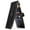 Black, variant on Women Wallet RFID Blocking Genuine Leather Bifold Wallet Card Sleeve Multi Card Case Coin Zipper Purse