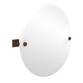 thumbnail image 1 of Allied Brass MT-90-ABZ Montero Collection Moderne Miroir Inclinable Rond Sans Cadre avec Bord Biseauté Bronze Antique, 1 of 1