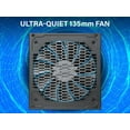 thumbnail image 6 of Rosewill SMG Series, SMG1050, 1050W Fully Modular Power Supply, 80 PLUS GOLD Certified, Low Noise Fluid Dynamic Bearing Fan with Auto Speed Control, Japanese Capacitors, Black, 6 of 7