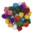 thumbnail image 1 of Pompón de purpurina kraft de chenilla, 1 en colores surtidos, paquete de 40, 1 of 4