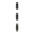 thumbnail image 1 of Topes de plástico Qarigey de 100 piezas para ropa cordones de zapatos bloqueo negro, 1 of 6