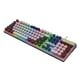 thumbnail image 4 of mecánico para juegos, 104 teclas, función multimedia con retroiluminación LED RGB USB con cable, Plug para PC, computadora, gris negro CUTICAT Teclado para juegos, 4 of 7