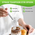 thumbnail image 5 of Stainless Steel Drinking Straw Filter Handmade Herb Mate Tea Light bulb Gourd Washable Practical Tea, 5 of 5